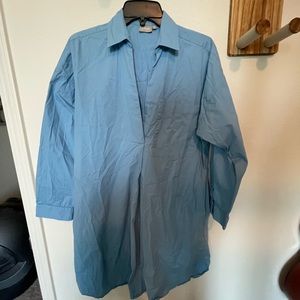 Eshakti knee length blue dress